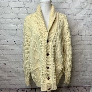 Falcarragh Vintage Wool Cardigan XL